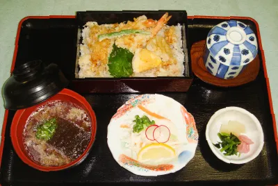 天重・牛汁セット